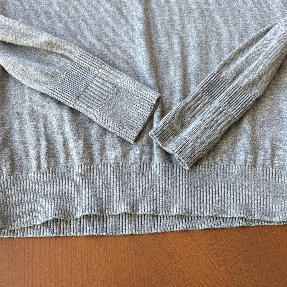 Halogen Light Gray Knit Pullover - image 4